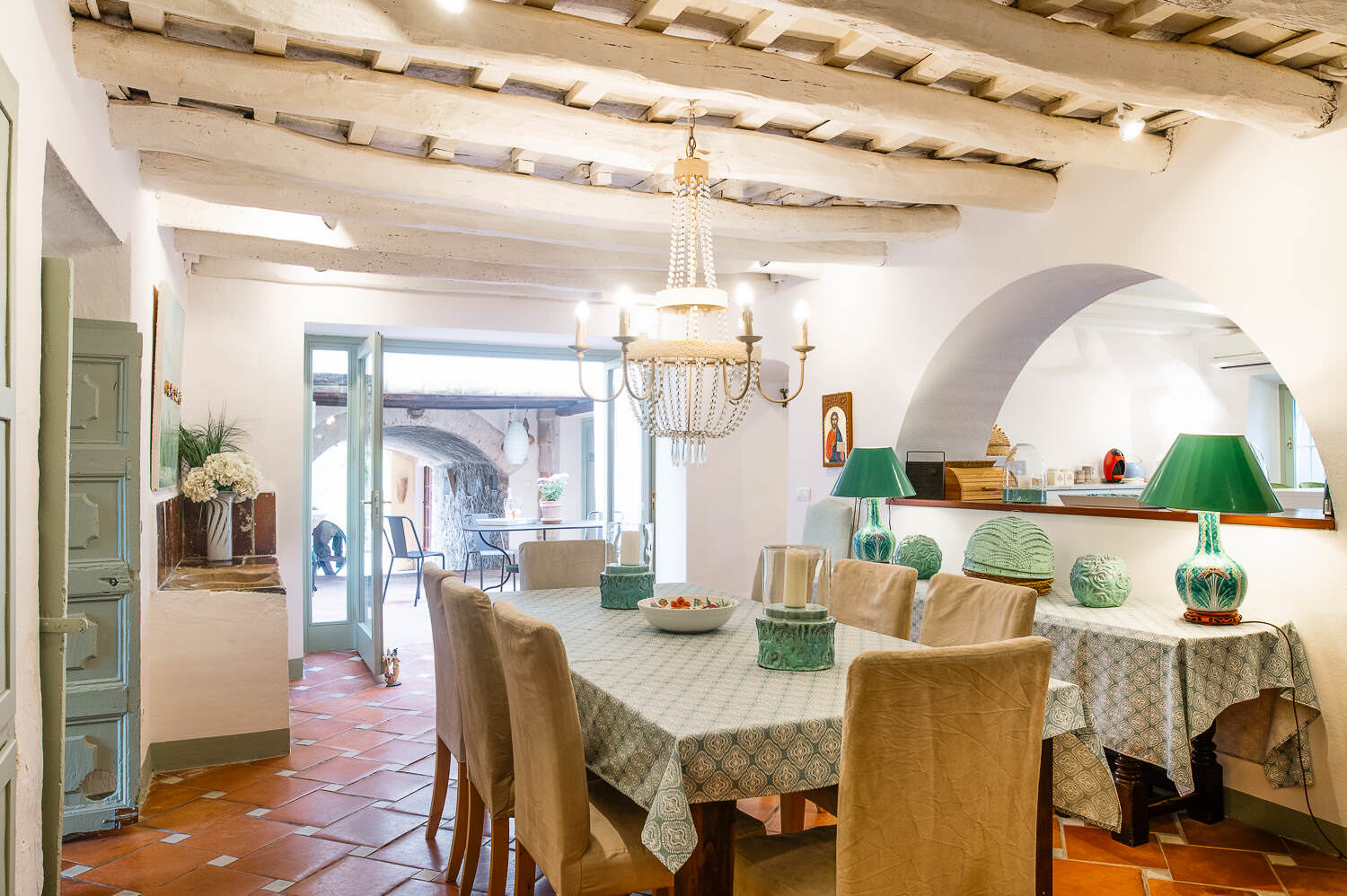Villa Barcelona rent Dining room