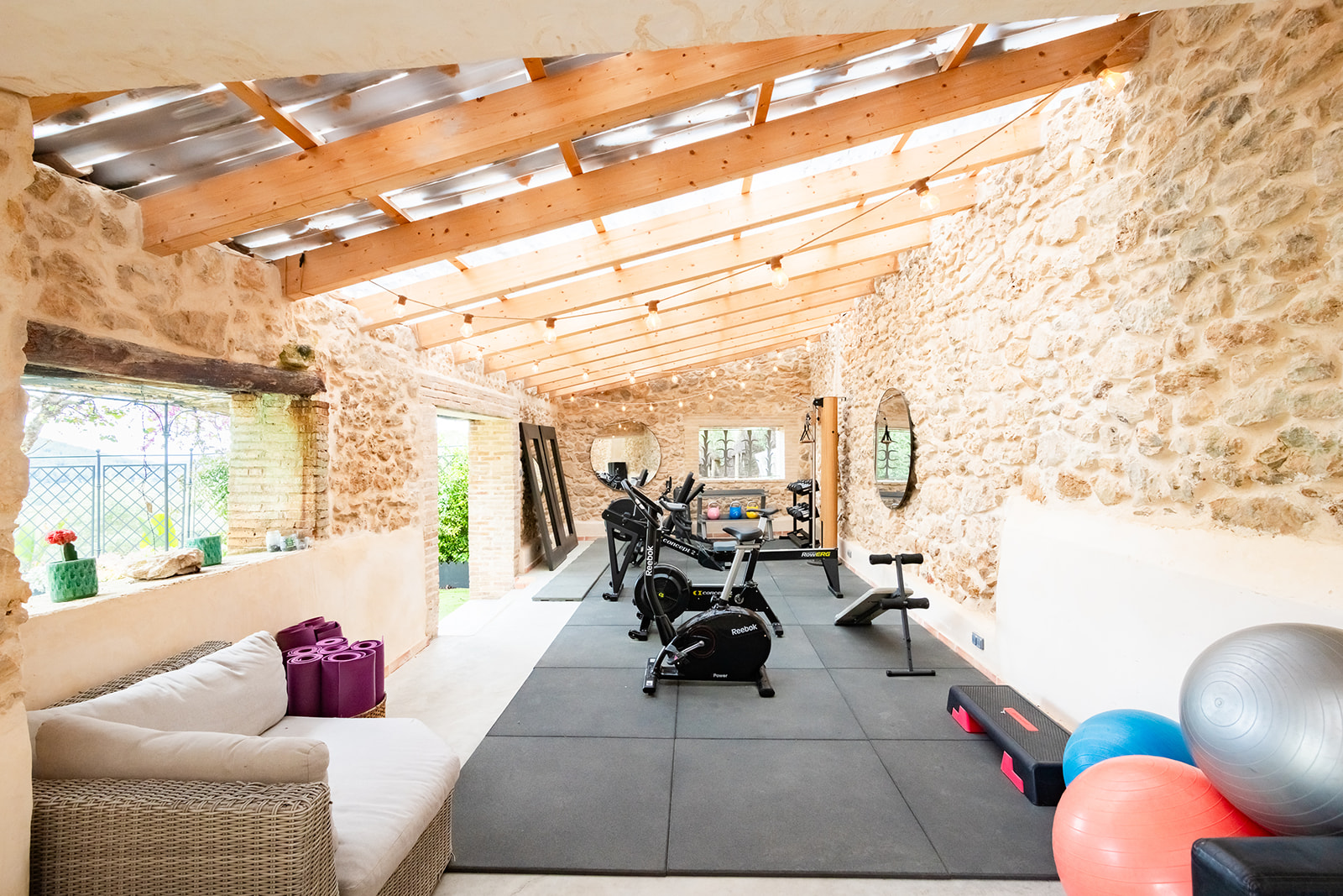 Gym Villa Rental large Barcelona